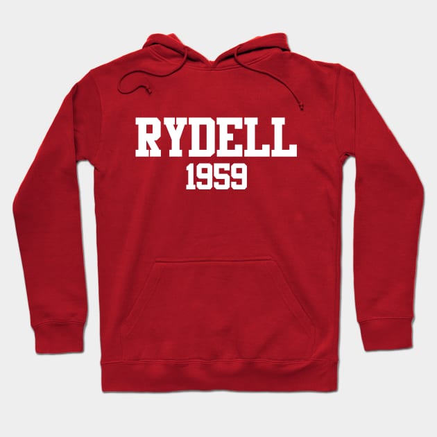 Rydell 1959 (Red) Hoodie by GloopTrekker